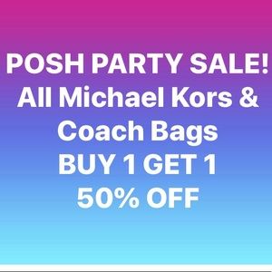 POSH PARTY FLASH SALE BOGO 50% OFF